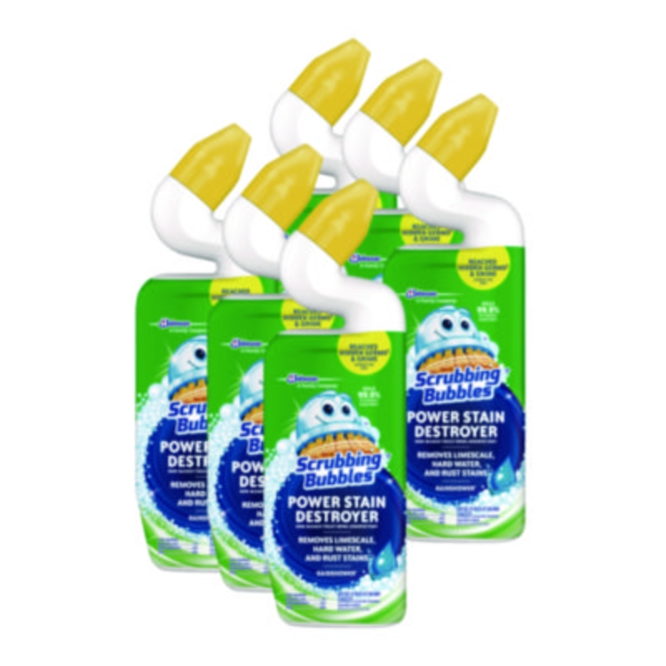 Power Stain Destroyer Toilet Bowl Disinfectant, Rainshower S