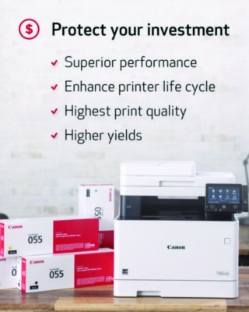 3016c001 (055) Toner, 2,300 Page-Yield, Black