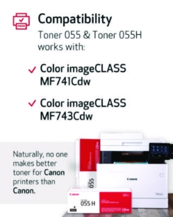 3016c001 (055) Toner, 2,300 Page-Yield, Black