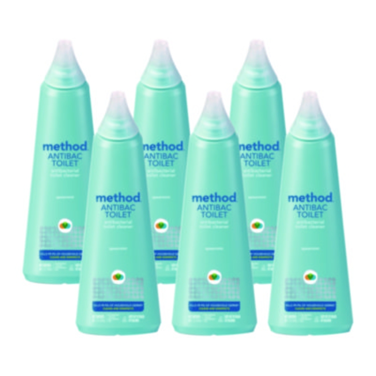 Antibacterial Toilet Cleaner, Spearmint Scent, 24 oz Bottle,