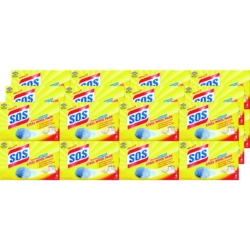 Steel Wool Soap Pads, Steel, 4/Box, 24 Boxes/Carton
