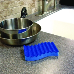 Scrubex Scrub Sponge, 5.63" x 3.38", 0.88" Thick, Blue, 40/C