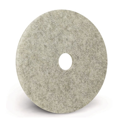 Combo Burnishing Pad, 28" Diameter, Gray, 5/Carton