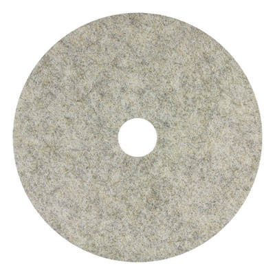 Combo Burnishing Pad, 28" Diameter, Gray, 5/Carton