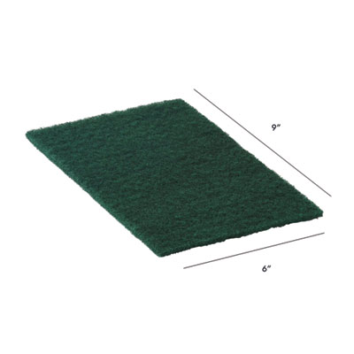 90-96 Medium Duty Hand Cleaning Pad, 6" x 9", Green, 20/Pack
