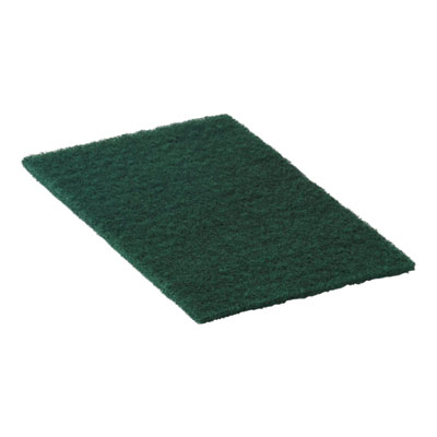 90-96 Medium Duty Hand Cleaning Pad, 6" x 9", Green, 20/Pack
