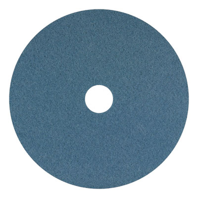 Cleaner Pad, 16" Diameter, Blue, 5/Carton