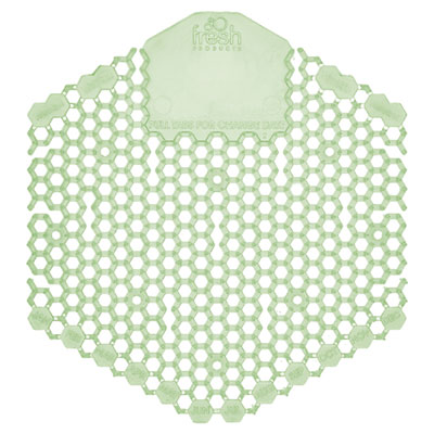 Wave 3D Urinal Deodorizer, Herbal Mint Scent, 58 g, 10/Box,