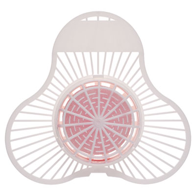 Para Urinal Screen W/deodorizer Block, Cherry Scent, 4 Oz, D