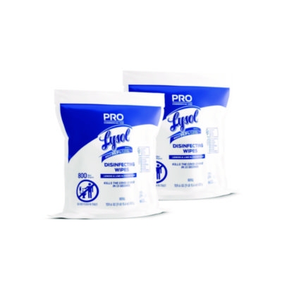 Professional Disinfecting Wipe Bucket Refill, 1-Ply, 6 x 8, 