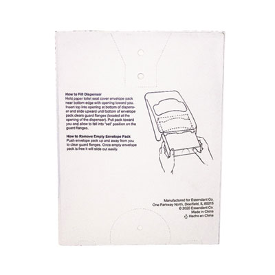 Quarter-Fold Toilet Seat Covers, 14.17 x 16.73, White, 5,000