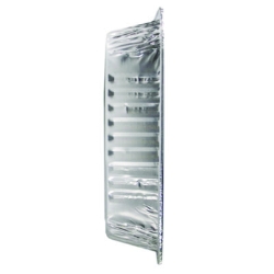 8" Square Cake Pan, 7.88 x 7.88 x 1.31, Silver, Aluminum, 50