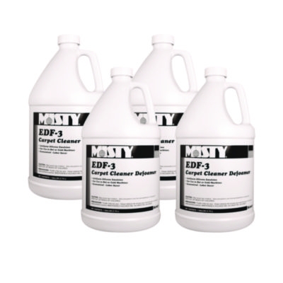 EDF-3 Carpet Cleaner Defoamer, Unscented, 1 gal Bottle, 4/Ca