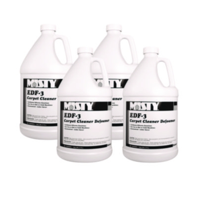 EDF-3 Carpet Cleaner Defoamer, Unscented, 1 gal Bottle, 4/Ca