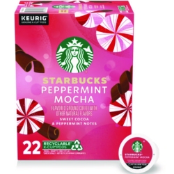 Peppermint Mocha K-Cup, 22/Box, 4/Carton