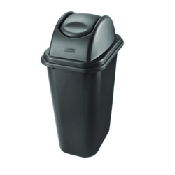 Rectangular Free-Swinging Plastic Lids, Black