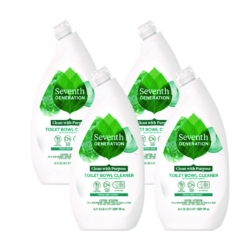 Toilet Bowl Cleaner, Fresh Mint Scent, 24 oz Bottle, 4/Carto