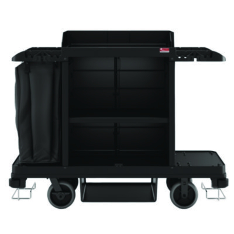 Standard Housekeeping Cart, Plastic, 1 Shelf, 24" x 62.13" x