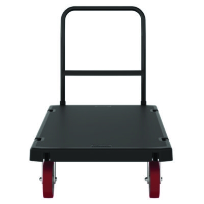 Resin Platform Truck, 1,600 lb Capacity, 30.25 x 64.5 x 41, 