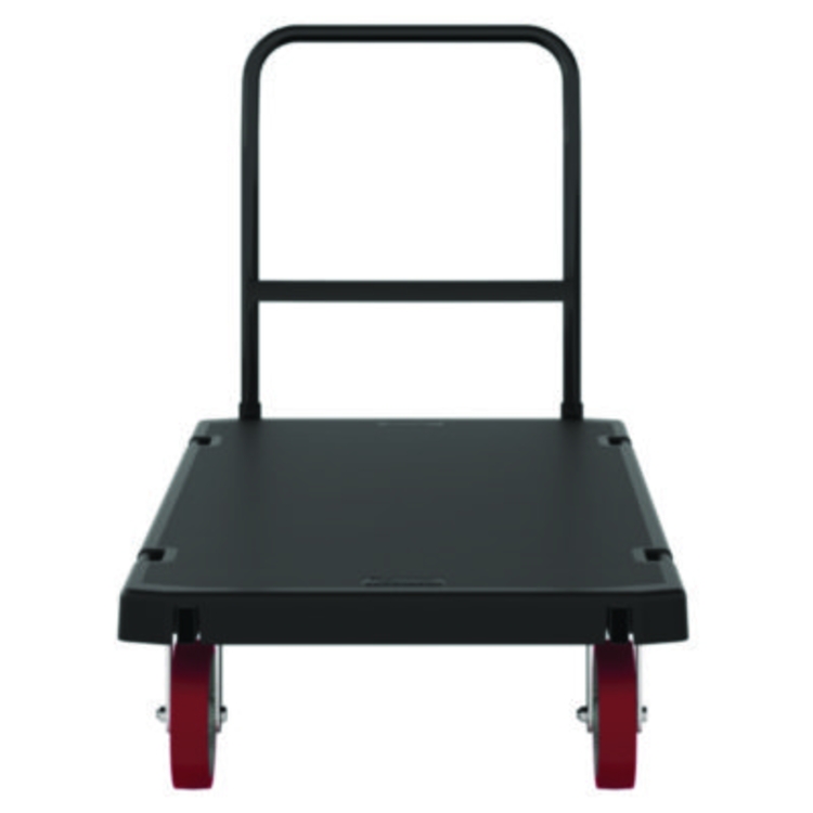 Resin Platform Truck, 1,600 lb Capacity, 30.25 x 64.5 x 41,