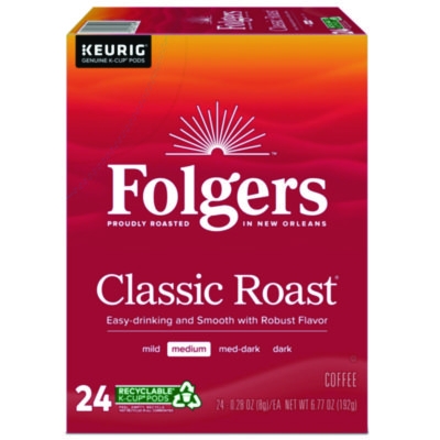 Gourmet Selections Classic Roast Coffee K-Cups, 24/box