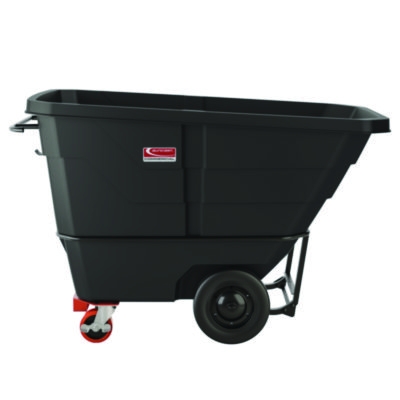 1 cu yd Heavy Duty Tilt Truck, Forkliftable Frame, 2,200 lb 