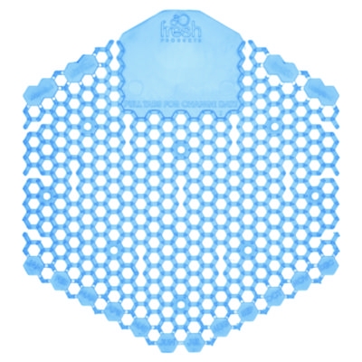 Wave 3D Urinal Deodorizer, Cotton Blossom Scent, Blue, 10/Bo