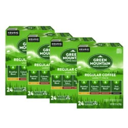 Regular Variety Pack Coffee K-Cups, Assorted Flavors, 96/Car
