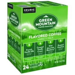 Flavored Variety Coffee K-Cups, Assorted Flavors, 0.38 oz K-