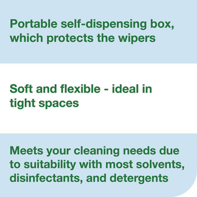 Low-Lint Cleaning Cloths, 1-Ply, 15 x 15, Blue, 240 Sheets,