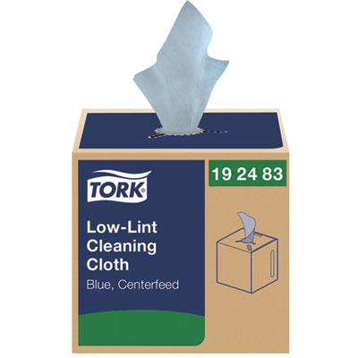 Low-Lint Cleaning Cloths, 1-Ply, 15 x 15, Blue, 240 Sheets,