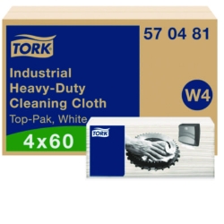 Industrial Heavy-Duty Cleaning Cloth, 1-Ply, 13.97 x, 4.25,