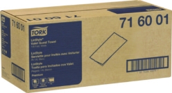 LinStyle Valet Guest Towel, 1-Ply, 11.5 x 17, White, 100/Pac