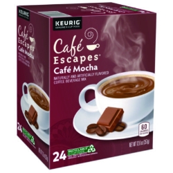 Cafe Escapes Mocha K-Cups, 24/box