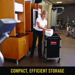 One-Compartment Collapsible X-Cart, Synthetic Fabric, 4.98 c