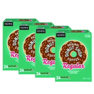 Donut Shop Coffee K-Cups, Regular, 96/carton