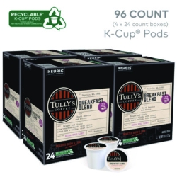 Breakfast Blend Coffee K-Cups, 96/carton