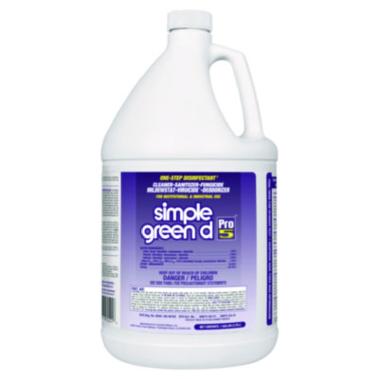 d Pro 5 Disinfectant, Unscented, 1 gal Bottle, 4/Carton