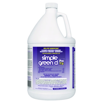 d Pro 5 Disinfectant, Unscented, 1 gal Bottle