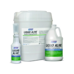 Liquid Alive Enzyme Producing Bacteria, 1 Gal Bottle, 4/cart
