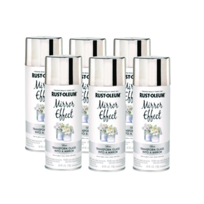 Specialty Mirror Effect Spray Paint, High Gloss Mirror, 6 oz