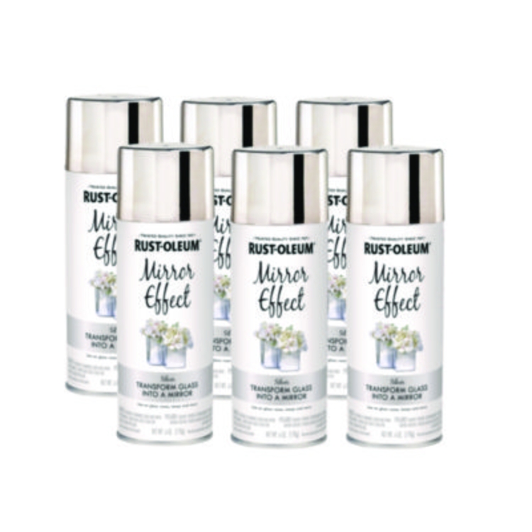 Specialty Mirror Effect Spray Paint, High Gloss Mirror, 6 oz