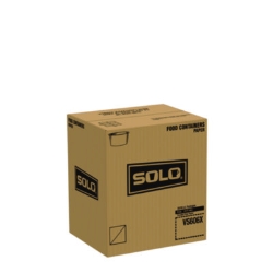 Double Poly Paper Food Container, 6 oz, 3.83" Diameter x 1.9