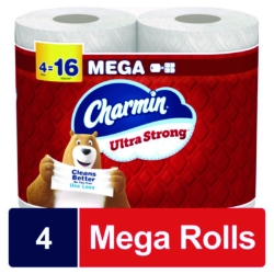 Ultra Strong Bathroom Tissue, Septic Safe, 2-Ply, White, 220