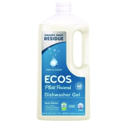 Automatic Dishwasher Gel, Free and Clear, 40 oz Bottle, 8/Ca