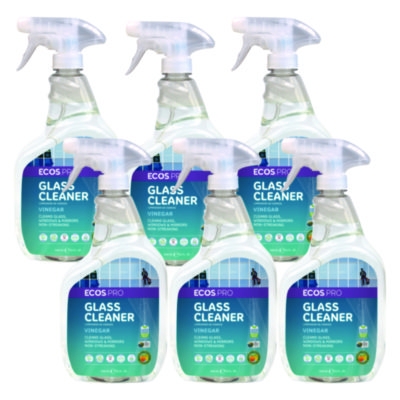 Glass Cleaner, 32 oz Spray Bottle, 6/Carton
