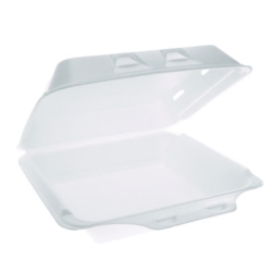 SmartLock Vented Foam Hinged Lid Container, 9 x 9.5 x 3.3, W
