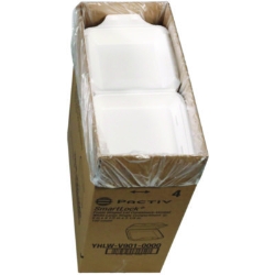 SmartLock Vented Foam Hinged Lid Container, 9 x 9.5 x 3.3, W