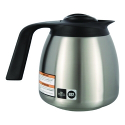 Thermal Carafe, 64 oz, Stainless Steel/Black