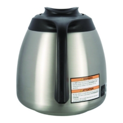 Thermal Carafe, 64 oz, Stainless Steel/Black